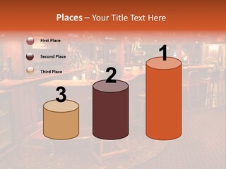 Bar Counter Interior PowerPoint Template