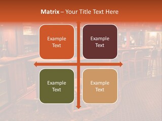 Bar Counter Interior PowerPoint Template