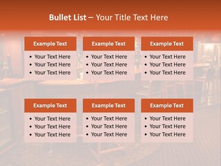Bar Counter Interior PowerPoint Template