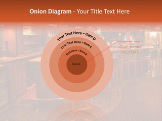 Bar Counter Interior PowerPoint Template
