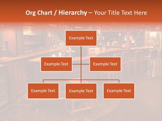 Bar Counter Interior PowerPoint Template