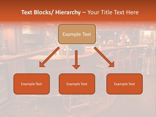 Bar Counter Interior PowerPoint Template
