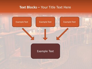 Bar Counter Interior PowerPoint Template