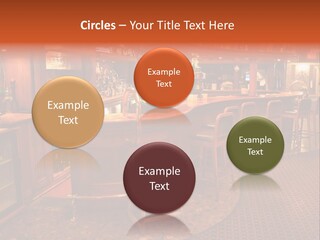 Bar Counter Interior PowerPoint Template