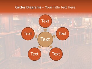 Bar Counter Interior PowerPoint Template