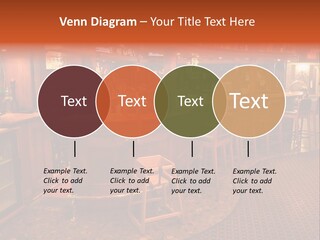 Bar Counter Interior PowerPoint Template