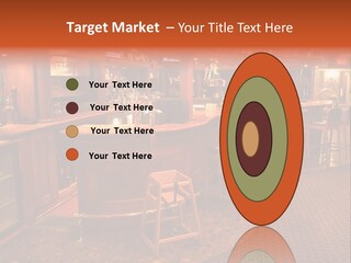 Bar Counter Interior PowerPoint Template