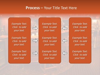 Bar Counter Interior PowerPoint Template
