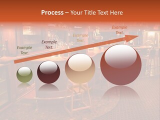 Bar Counter Interior PowerPoint Template