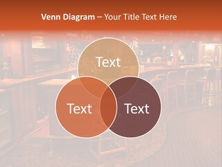 Bar Counter Interior PowerPoint Template