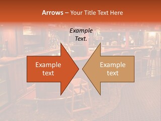 Bar Counter Interior PowerPoint Template