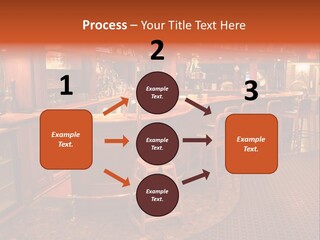 Bar Counter Interior PowerPoint Template