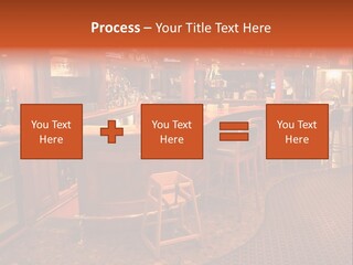 Bar Counter Interior PowerPoint Template
