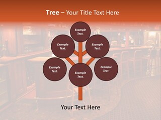 Bar Counter Interior PowerPoint Template