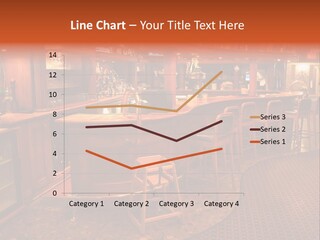 Bar Counter Interior PowerPoint Template