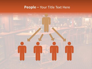 Bar Counter Interior PowerPoint Template