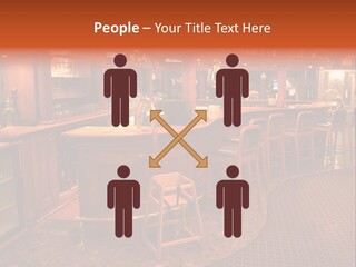 Bar Counter Interior PowerPoint Template