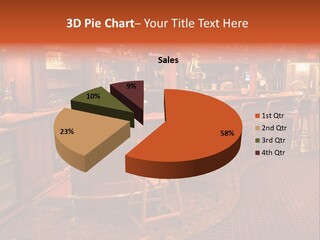 Bar Counter Interior PowerPoint Template