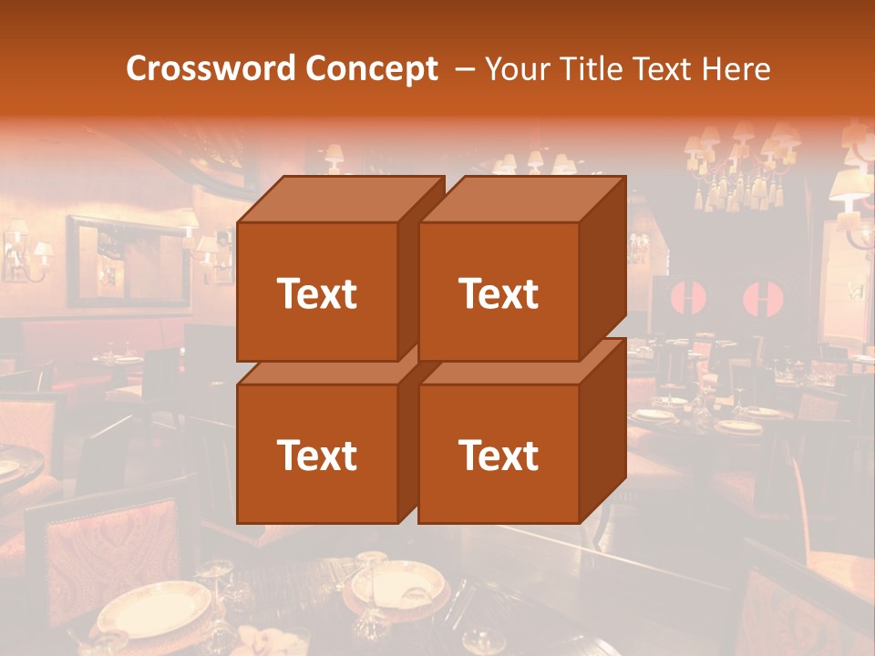 Girl And Boyfriend In A Restaurant PowerPoint Template