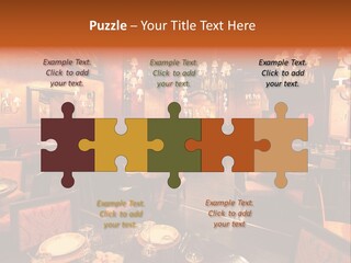 Girl And Boyfriend In A Restaurant PowerPoint Template