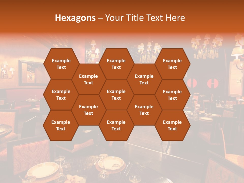 Girl And Boyfriend In A Restaurant PowerPoint Template