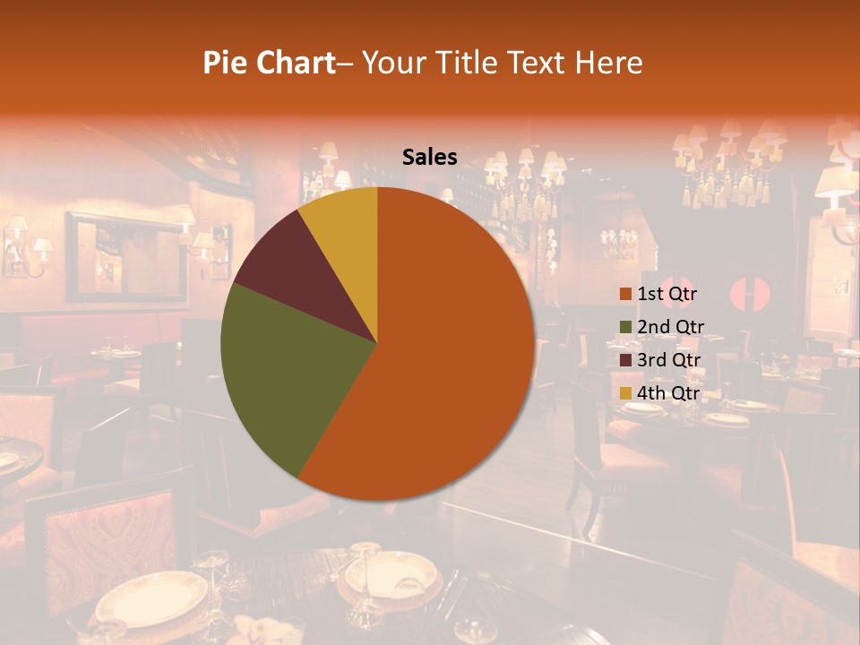 Girl And Boyfriend In A Restaurant PowerPoint Template