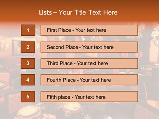 Girl And Boyfriend In A Restaurant PowerPoint Template