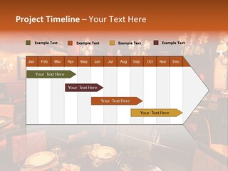 Girl And Boyfriend In A Restaurant PowerPoint Template