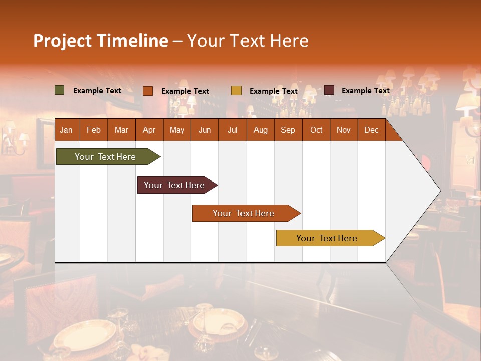 Girl And Boyfriend In A Restaurant PowerPoint Template