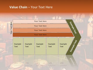 Girl And Boyfriend In A Restaurant PowerPoint Template