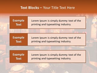 Girl And Boyfriend In A Restaurant PowerPoint Template