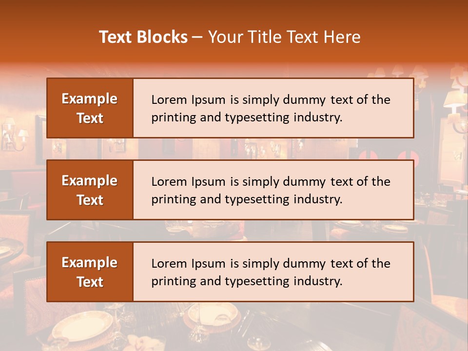 Girl And Boyfriend In A Restaurant PowerPoint Template