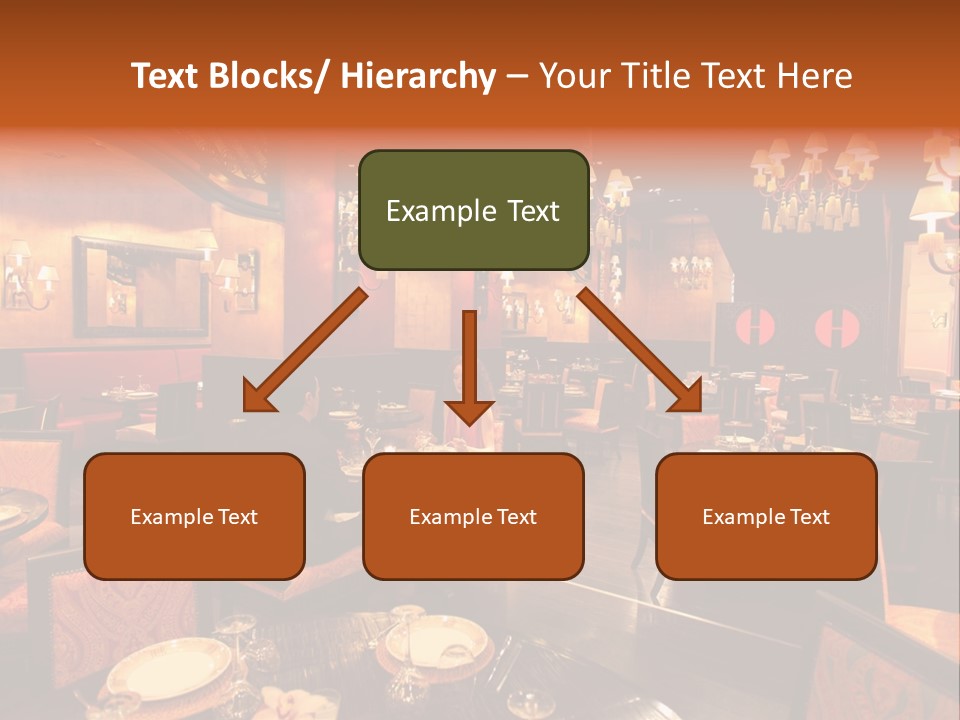 Girl And Boyfriend In A Restaurant PowerPoint Template