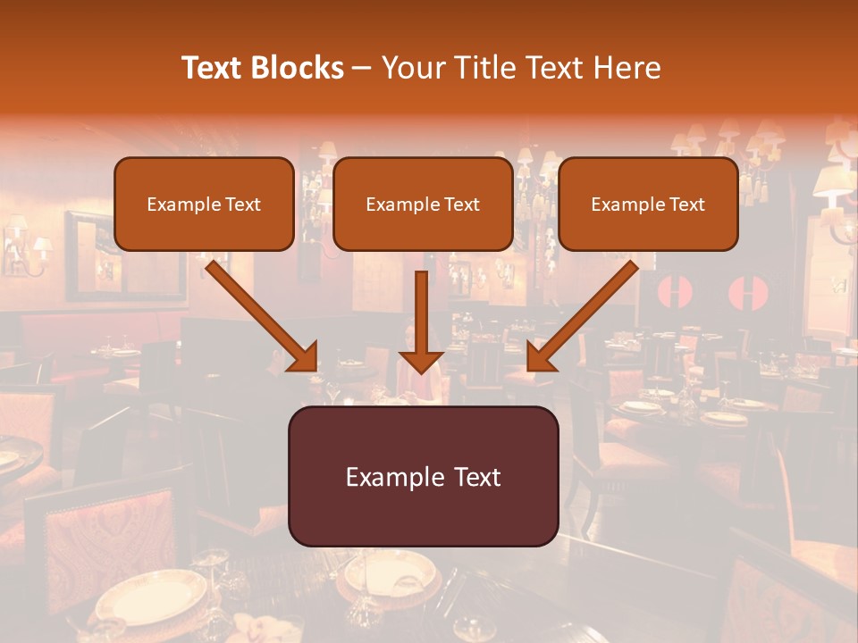 Girl And Boyfriend In A Restaurant PowerPoint Template