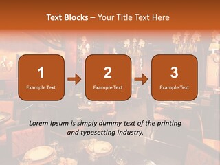 Girl And Boyfriend In A Restaurant PowerPoint Template