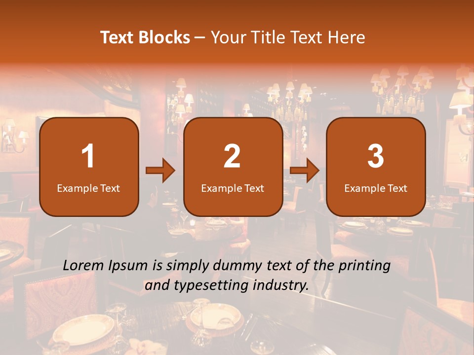 Girl And Boyfriend In A Restaurant PowerPoint Template