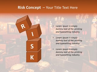 Girl And Boyfriend In A Restaurant PowerPoint Template