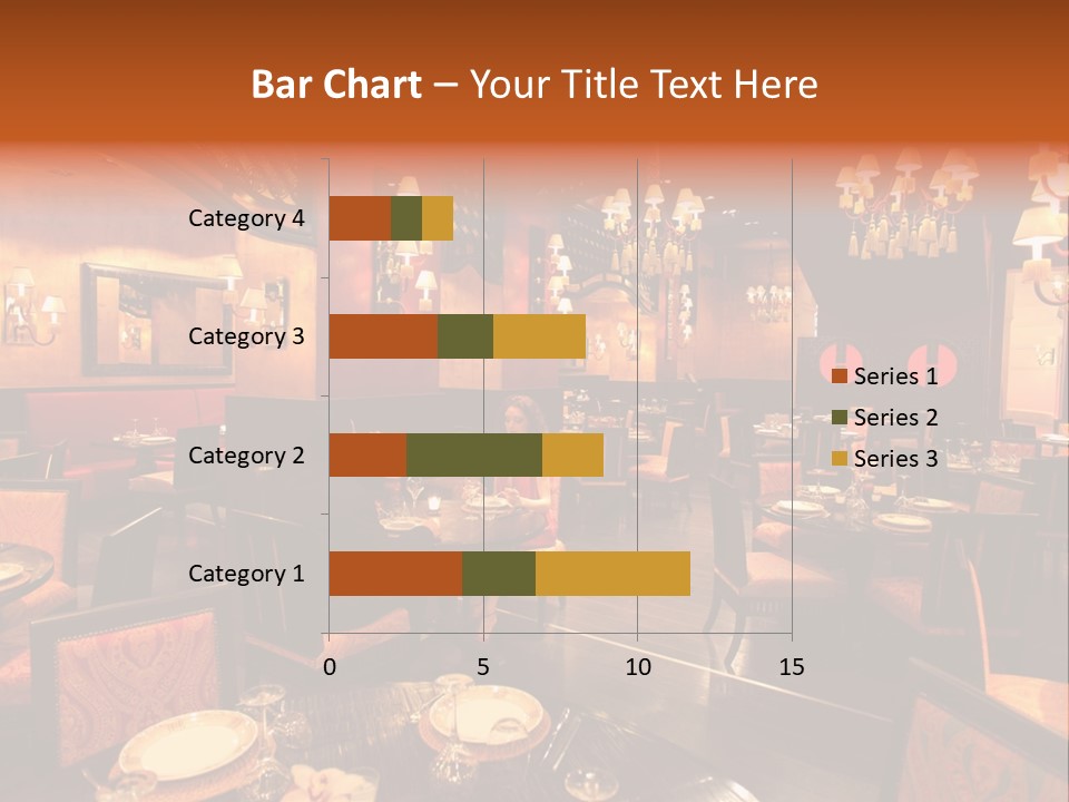 Girl And Boyfriend In A Restaurant PowerPoint Template