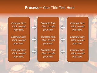 Girl And Boyfriend In A Restaurant PowerPoint Template