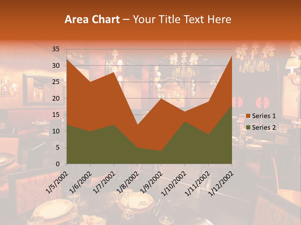 Girl And Boyfriend In A Restaurant PowerPoint Template