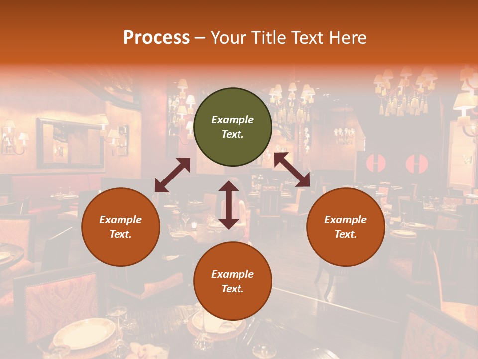 Girl And Boyfriend In A Restaurant PowerPoint Template