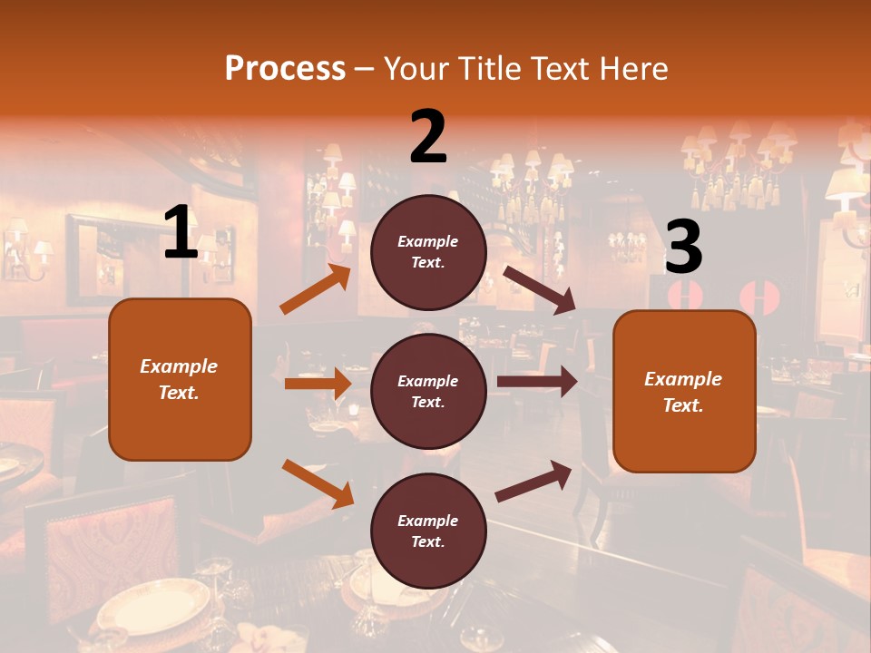 Girl And Boyfriend In A Restaurant PowerPoint Template