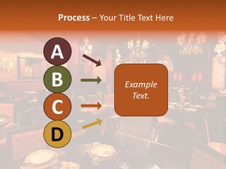 Girl And Boyfriend In A Restaurant PowerPoint Template