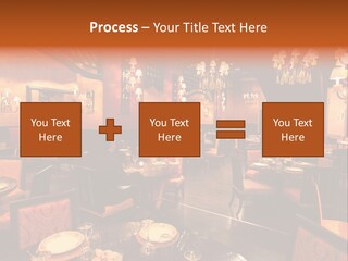 Girl And Boyfriend In A Restaurant PowerPoint Template