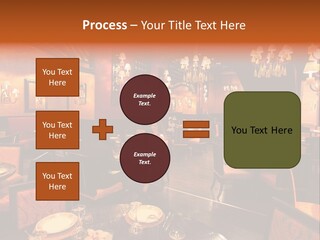 Girl And Boyfriend In A Restaurant PowerPoint Template