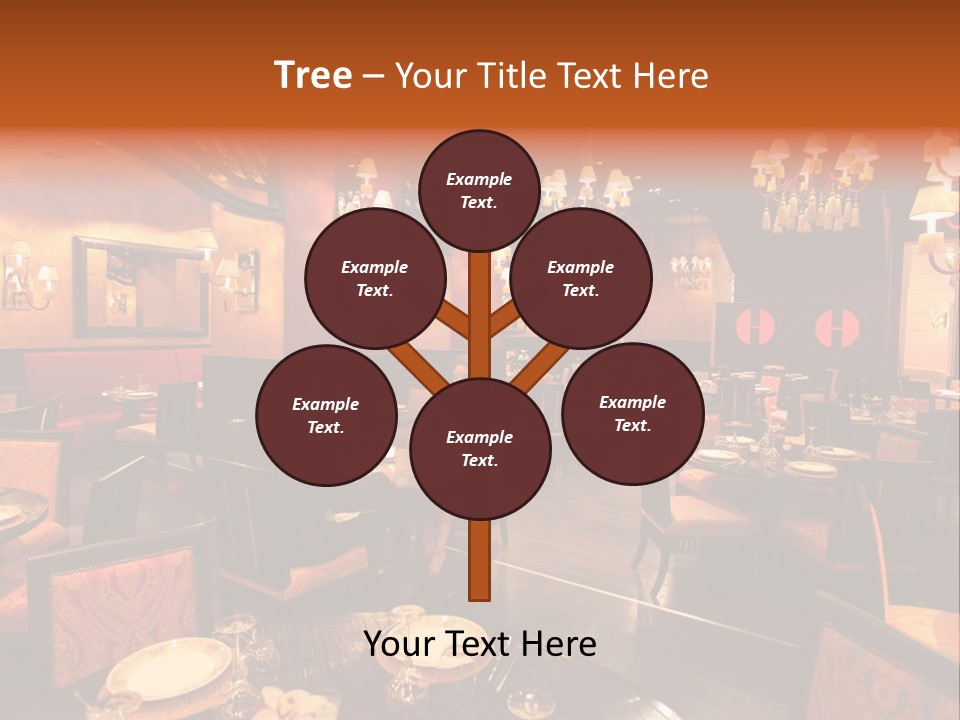 Girl And Boyfriend In A Restaurant PowerPoint Template