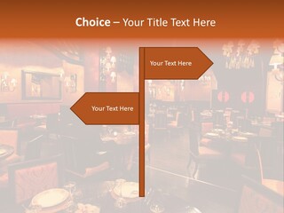 Girl And Boyfriend In A Restaurant PowerPoint Template