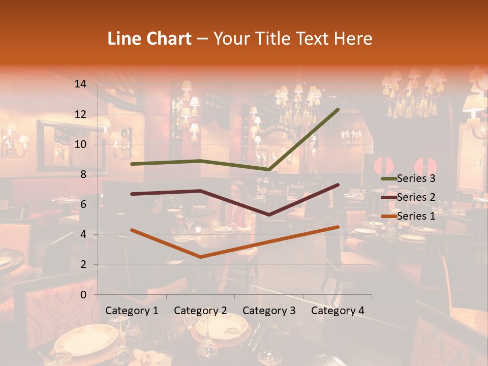 Girl And Boyfriend In A Restaurant PowerPoint Template