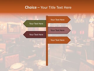 Girl And Boyfriend In A Restaurant PowerPoint Template