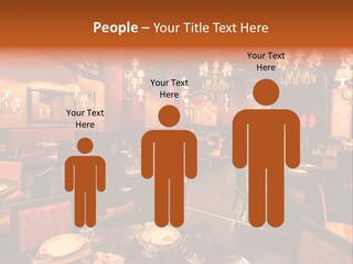 Girl And Boyfriend In A Restaurant PowerPoint Template